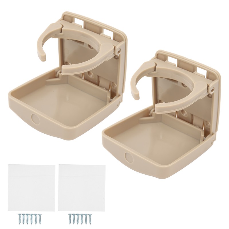 2pcs Foldable Car Cup Holder Vehicle Door Drink Holder with