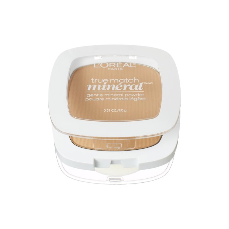 L’Oréal Paris True Match Mineral Pressed Powder, Classic Tan, 0.31