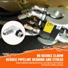 Racewill 5 Pack 90 Degree Elbow Hydraulic Hose Fittings: 3/8"