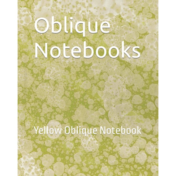 Oblique Notebooks: Yellow Oblique Notebook