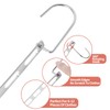 Hangers Space Saving, 12 Pack Metal Hanger Organizer, Closet Space