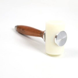 T-Shape Head Nylon Hammer Wooden Handle Leathercraft Carving Nylon Hammer For Stamping Sew Leather Cowhide Tool Kit