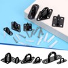 GLARKS 36pcs M8 Stainless Steel Pad Eye Plate Hook Kit,