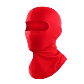 2THESTARS Balaclava Ski Mask Summer Cooling Face Cover Lightweight Shiesty Mask for Men Women UV Protector Unisex Motorcycle - Red