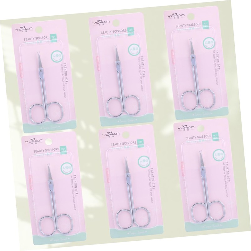 minkissy 18 Pcs Eyebrow Vibrissa Eyebrow Cutter Eyebrow Tool Stainless