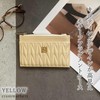 Crossmarbery Fragment Case Slim Wallet with Coin Pocket Quilted Lightweight