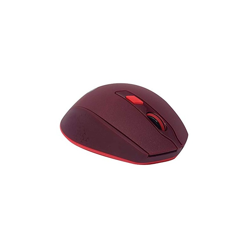 NACEB TECHNOLOGY - NA-0119R - Mouse Inalámbrico Rojo 2.4GHz -