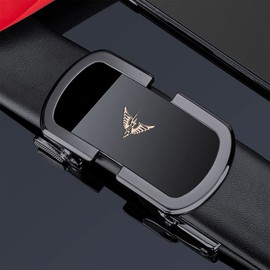 VANNANBA Ratchet Belts for Men Adjustable with Modern Automatic Buckle Elegant For Casual Forma, Gift for Men with Gift Box