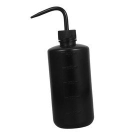 FUNOMOCYA Efficient Cleaning Ml Squirt Bottle Curve Spout for Sauce Shampoo Hair Lotion Eyelash Tattoo Mini Small