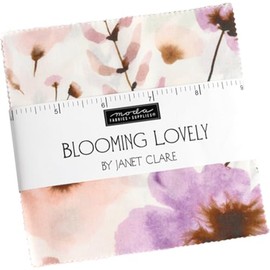Blooming Lovely Charm Pack by Janet Clare; 42-5" Precut Fabric Quilt Squares