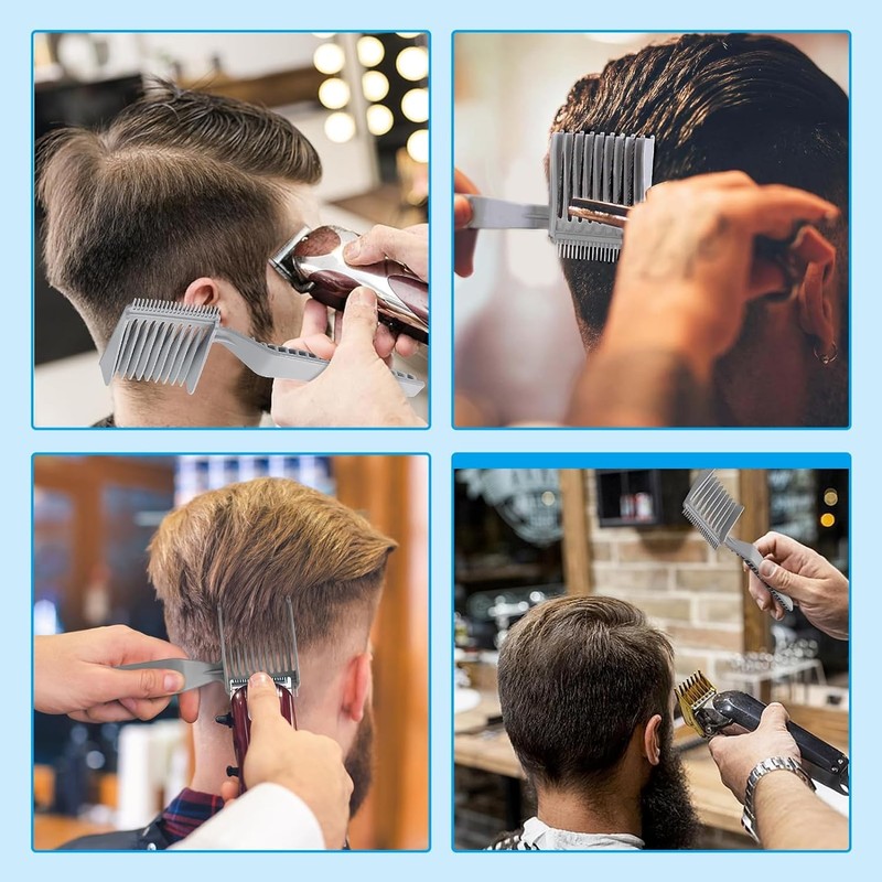 Barber Fade Comb, Ergonomic Barber Cutting Comb, Oil Hair Cutting