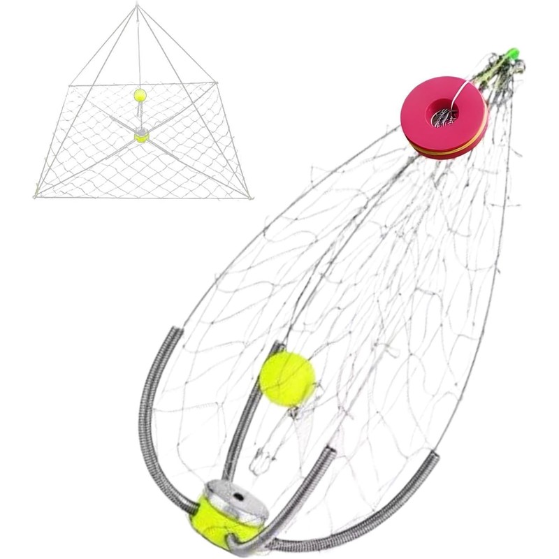Trampa Plegable para s, Jaula para s Accesorios de Pesca