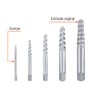 Truper EXT-5, Juego extractores de tornillos, 5 piezas