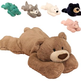 E-ALLDIR Weighted Anxiety Stuffed Animal, Weighted Dinosaur Plush Throw Pillowd, Super Soft Anxiety Dinosaur Stuffed Animals Plush, 50/70 cm Weighted Plushie Tiered Animal Toy Gift for Boys Girls