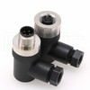 Eonvic Right Angle M12 A Code 4 Pin Male &