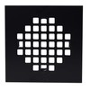 Westbrass D206PS-62 4-1/4" Square Grate Shower Drain Cover with 2"