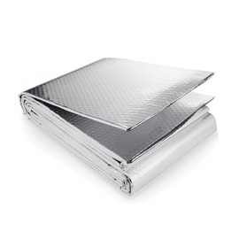 Focenat Radiator Reflective Film Heating, 5 m x 60 cm Insulation Film, Heating Insulation Mat, Thermal Film, 3-4 mm Thick Insulation Wall Aluminium, Heating Film for Roof, Floor, Ceiling