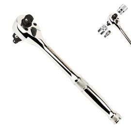 VÄRMA 3in1 Ratchet Wrench – 1/2", 3/8", 1/4" Drive | 72-Tooth Reversible Ratchet Handle | CR-V Steel, 8-Inch (200mm) | High-Torque, 5° Swing Arc, CR-V Steel for Automotive & Mechanical Use