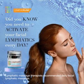 Bruizex Lymphatic Drainage Face Cream, Anti-Aging, Moisturizing & Rejuventating Night Cream, Daily Facial Lymphatic Drainage for Face & Neck, Natural Essentials Oil Infused Face Lotion, 1.7 Fl Oz