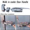 SIWRDTG Walk in Cooler Door Closer Complete Latch Kit, Walk