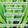 Amara Organics Aloe Vera Gel from Organic Cold Pressed Aloe,