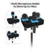 Etour [2025 Upgrade ] Multi Microphone Holder for Mic Stand