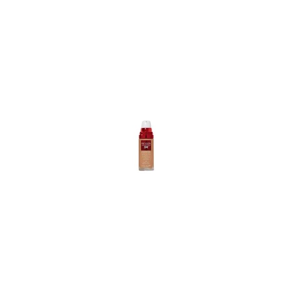 Base líquida Revlon, maquillaje facial Age Defying 3XF, antienvejecimiento y