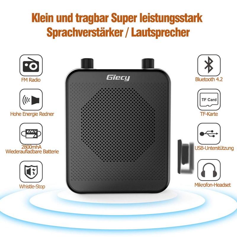 Giecy Portable Voice Amplifier