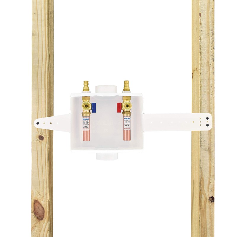Eastman 1/2 inch Expansion PEX Connection, White Center Drain Washing