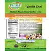 Vanilla Chai Medium Roast Decaf Coffee (Gourmet, Naturally Flavored, Whole