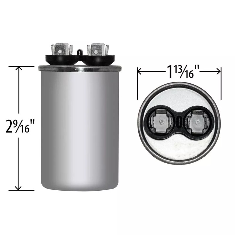 Jard 30 uF/MFD 370 VAC 50/60Hz Run Capacitor Replaces Kolpak