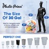 PLASTIC PRINCE 20-30 Gallon Can Liners 8 Mic High-Density Garbage
