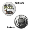 Chubby Dachshund - The Dachshund Magnet with Bottle Opener Round