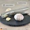 KIMIJO® Stainless Steel Garlic Press - Robust & Ergonomic Garlic