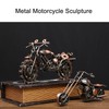 Motorcycle Toy Model Metallic Antique Texture Sturdy Smoothing Durable Metal