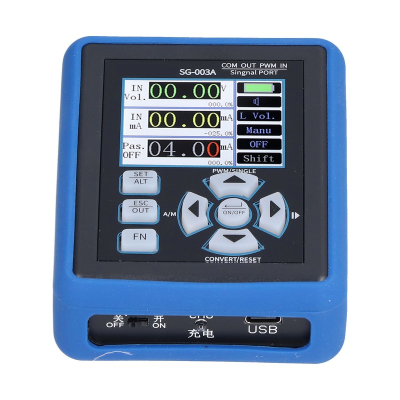 PWM Signal Generator Adjustable Hand Held Process Calibrator for Electrically