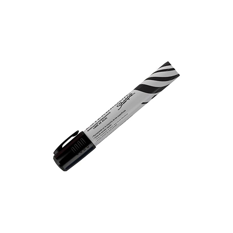 Sharpie Esterbrook Marcadores Permanentes, Punta Cincel, Negro, 14 Piezas