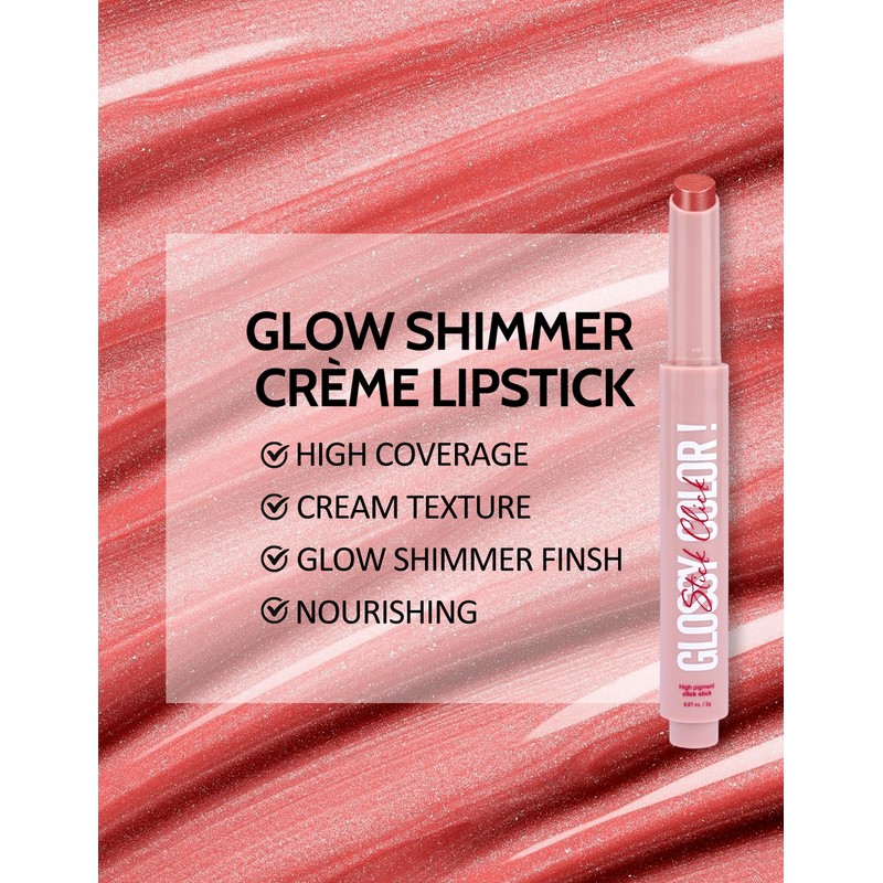 Erinde Glitter Lipstick & Lip Balm 2 in 1, 24