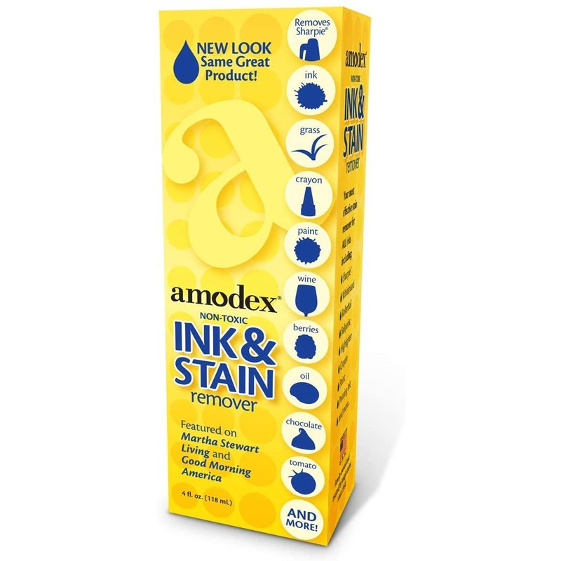 Amodex Ink & Stain Remover for Clothes, Leather and Skin