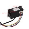 YB28VTM LED Digital Voltmeter Low Power Alarm Battery Indicator Thermometer