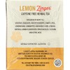 Celestial Seasonings Lemon Zinger Herb Tea (3x20 bag)