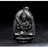 Bella Jade Buddha Bodhisattva Pendant Necklace Amulet Talisman of Obsidian