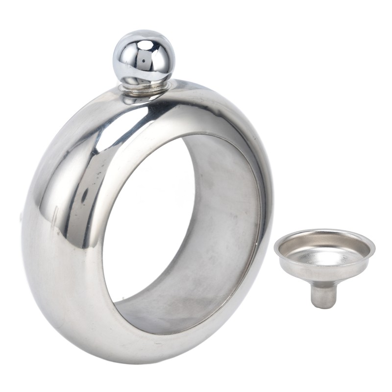 Flask Bangle Bracelet Stainless Steel Wine Flasks Gift for Carrying