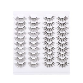 Ipetboom False Eyelashes Girl Pairs Lashes Soft Material Long Lasting Beauty Enhancement