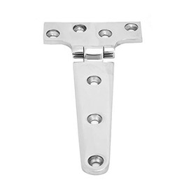 FTVOGUE Thickened Stainless Steel Hinges Leaf T Type Hinge Home Door Gate Accessories for Garden Shed Doors Garden Gates 151 x 75 x 4.5 mm (Pack of 2)