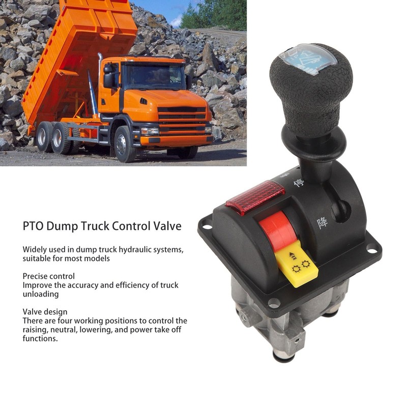 EIMSOAH PTO Dump Truck Control Valve, 4-Position Push Button Switch,