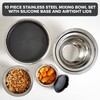 Viking Mixing Bowls Set, 10 Piece Stainless Steel Kitchen Cookware,