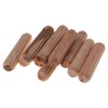 Nihfien 230Pcs Wooden Dowel Pins, 1/4" 5/16" 3/8" Fluted Wooden