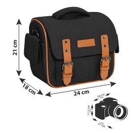 Camera Case for Sony SLT-A58K, Alpha 68 / Canon EOS 80D / Pentax K-70 / Panasonic Lumix DMC-FZ1000