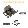 sourcing map 8Pcs Cabinet Latch Double Roller Catch, Lock Stop